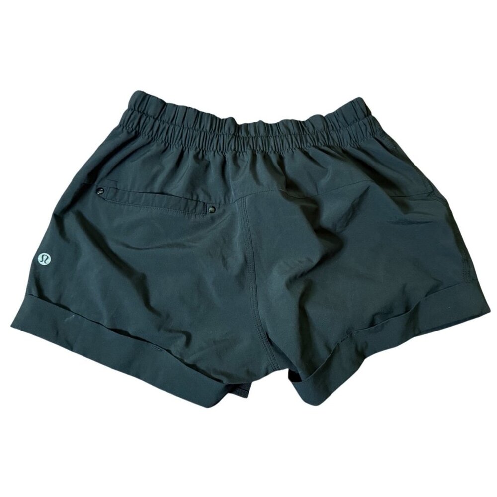 Lululemon Spring Break Away Short Black First Release Women Size 4  3" W7920S - Picture 12 of 16